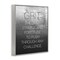 Stupell Industries Grit Motivational Definition Framed Giclee Wall Art Design by Daphne Polselli